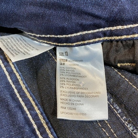 Wallflower Luscious Curvy Bootcut womens sz 13 - Picture 11 of 11